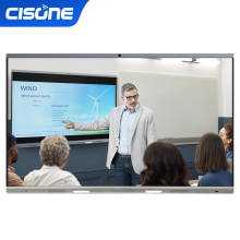 OEM CISONE 86 inch all in one pc touchscreen clever touch digital board for classroom smart board interactive whiteboard